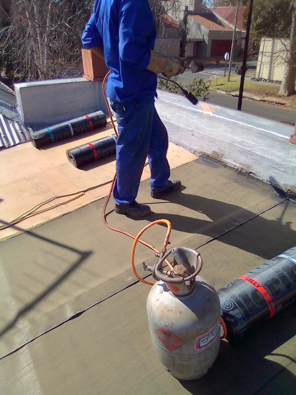 Torch-On Waterproofing Detail